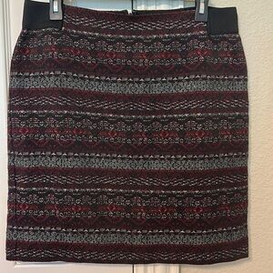 J. Jill striped Aztec skirt - size Petite Medium